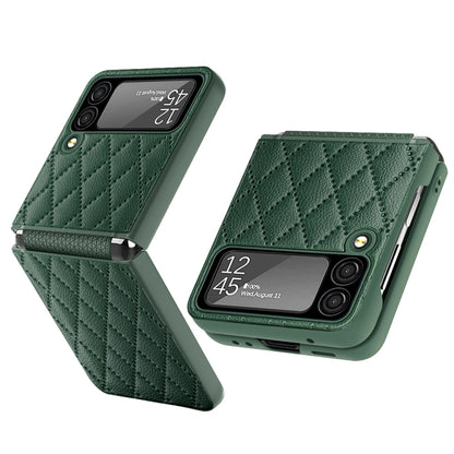 Diamond Lattice Hinge Phone Case, For Samsung Galaxy Z Flip4