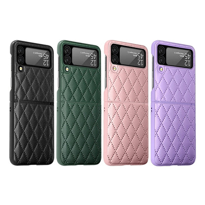 Diamond Lattice Hinge Phone Case, For Samsung Galaxy Z Flip4