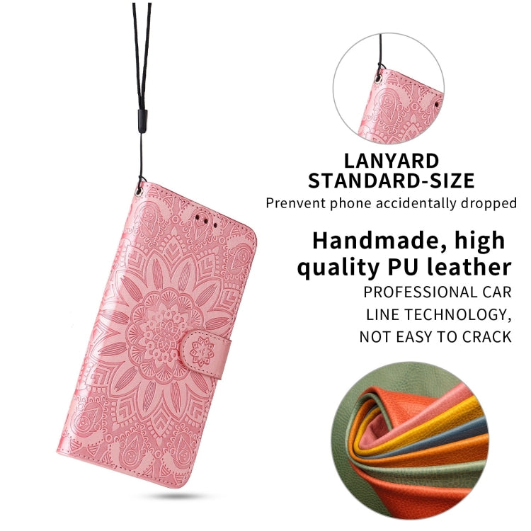 Embossed Sunflower Leather Phone Case, For Samsung Galaxy S22 5G, For Samsung Galaxy S22+ 5G, For Samsung Galaxy S22 Ultra 5G, For Samsung Galaxy S21 5G, For Samsung Galaxy S21+ 5G, For Samsung Galaxy S21 Ultra 5G, For Samsung Galaxy S21 FE 5G         ...
