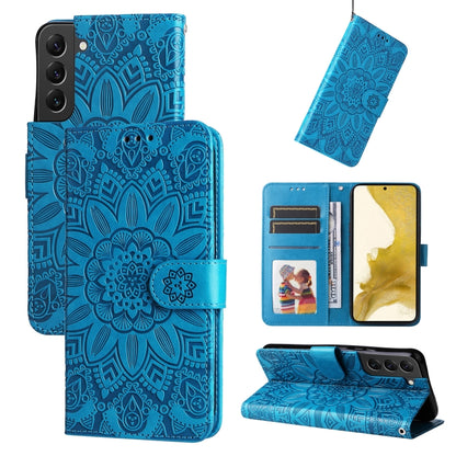 Embossed Sunflower Leather Phone Case, For Samsung Galaxy S22 5G, For Samsung Galaxy S22+ 5G, For Samsung Galaxy S22 Ultra 5G, For Samsung Galaxy S21 5G, For Samsung Galaxy S21+ 5G, For Samsung Galaxy S21 Ultra 5G, For Samsung Galaxy S21 FE 5G         ...