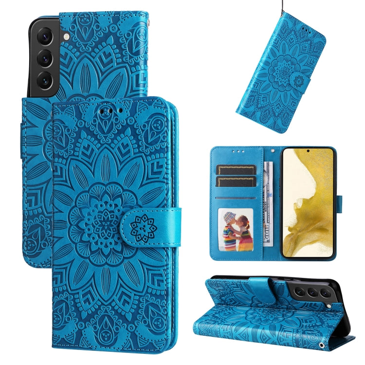 Embossed Sunflower Leather Phone Case, For Samsung Galaxy S22 5G, For Samsung Galaxy S22+ 5G, For Samsung Galaxy S22 Ultra 5G, For Samsung Galaxy S21 5G, For Samsung Galaxy S21+ 5G, For Samsung Galaxy S21 Ultra 5G, For Samsung Galaxy S21 FE 5G         ...