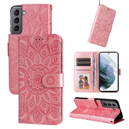 Embossed Sunflower Leather Phone Case, For Samsung Galaxy S22 5G, For Samsung Galaxy S22+ 5G, For Samsung Galaxy S22 Ultra 5G, For Samsung Galaxy S21 5G, For Samsung Galaxy S21+ 5G, For Samsung Galaxy S21 Ultra 5G, For Samsung Galaxy S21 FE 5G         ...