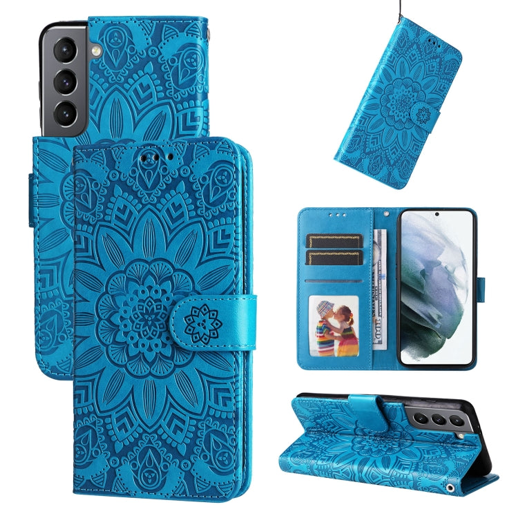 Embossed Sunflower Leather Phone Case, For Samsung Galaxy S22 5G, For Samsung Galaxy S22+ 5G, For Samsung Galaxy S22 Ultra 5G, For Samsung Galaxy S21 5G, For Samsung Galaxy S21+ 5G, For Samsung Galaxy S21 Ultra 5G, For Samsung Galaxy S21 FE 5G         ...