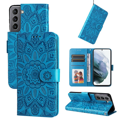 Embossed Sunflower Leather Phone Case, For Samsung Galaxy S22 5G, For Samsung Galaxy S22+ 5G, For Samsung Galaxy S22 Ultra 5G, For Samsung Galaxy S21 5G, For Samsung Galaxy S21+ 5G, For Samsung Galaxy S21 Ultra 5G, For Samsung Galaxy S21 FE 5G         ...