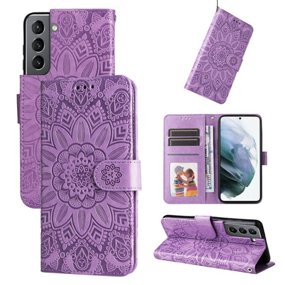Embossed Sunflower Leather Phone Case, For Samsung Galaxy S22 5G, For Samsung Galaxy S22+ 5G, For Samsung Galaxy S22 Ultra 5G, For Samsung Galaxy S21 5G, For Samsung Galaxy S21+ 5G, For Samsung Galaxy S21 Ultra 5G, For Samsung Galaxy S21 FE 5G         ...