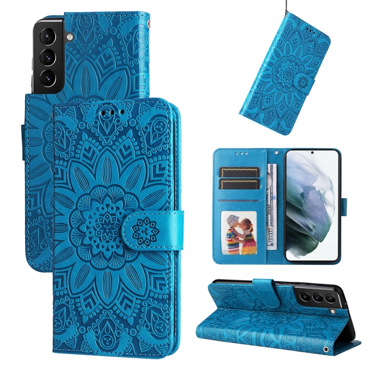 Embossed Sunflower Leather Phone Case, For Samsung Galaxy S22 5G, For Samsung Galaxy S22+ 5G, For Samsung Galaxy S22 Ultra 5G, For Samsung Galaxy S21 5G, For Samsung Galaxy S21+ 5G, For Samsung Galaxy S21 Ultra 5G, For Samsung Galaxy S21 FE 5G         ...