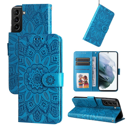 Embossed Sunflower Leather Phone Case, For Samsung Galaxy S22 5G, For Samsung Galaxy S22+ 5G, For Samsung Galaxy S22 Ultra 5G, For Samsung Galaxy S21 5G, For Samsung Galaxy S21+ 5G, For Samsung Galaxy S21 Ultra 5G, For Samsung Galaxy S21 FE 5G         ...