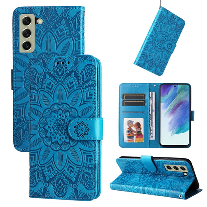 Embossed Sunflower Leather Phone Case, For Samsung Galaxy S22 5G, For Samsung Galaxy S22+ 5G, For Samsung Galaxy S22 Ultra 5G, For Samsung Galaxy S21 5G, For Samsung Galaxy S21+ 5G, For Samsung Galaxy S21 Ultra 5G, For Samsung Galaxy S21 FE 5G         ...