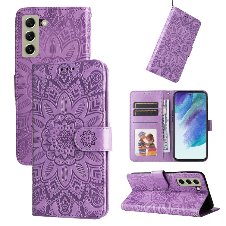 Embossed Sunflower Leather Phone Case, For Samsung Galaxy S22 5G, For Samsung Galaxy S22+ 5G, For Samsung Galaxy S22 Ultra 5G, For Samsung Galaxy S21 5G, For Samsung Galaxy S21+ 5G, For Samsung Galaxy S21 Ultra 5G, For Samsung Galaxy S21 FE 5G         ...