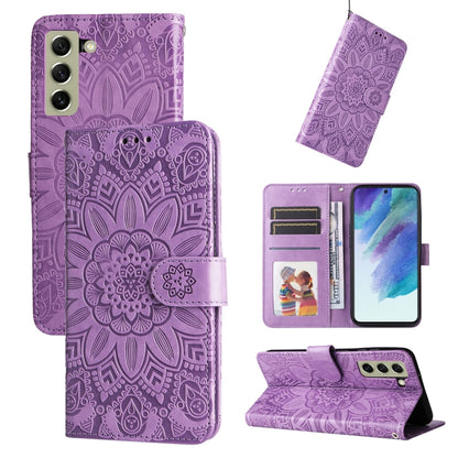 Embossed Sunflower Leather Phone Case, For Samsung Galaxy S22 5G, For Samsung Galaxy S22+ 5G, For Samsung Galaxy S22 Ultra 5G, For Samsung Galaxy S21 5G, For Samsung Galaxy S21+ 5G, For Samsung Galaxy S21 Ultra 5G, For Samsung Galaxy S21 FE 5G         ...