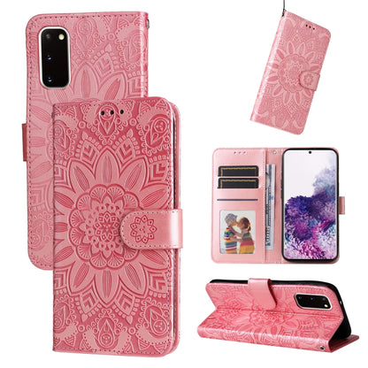 Embossed Sunflower Leather Phone Case, For Samsung Galaxy S22 5G, For Samsung Galaxy S22+ 5G, For Samsung Galaxy S22 Ultra 5G, For Samsung Galaxy S21 5G, For Samsung Galaxy S21+ 5G, For Samsung Galaxy S21 Ultra 5G, For Samsung Galaxy S21 FE 5G         ...