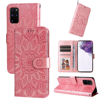 Embossed Sunflower Leather Phone Case, For Samsung Galaxy S22 5G, For Samsung Galaxy S22+ 5G, For Samsung Galaxy S22 Ultra 5G, For Samsung Galaxy S21 5G, For Samsung Galaxy S21+ 5G, For Samsung Galaxy S21 Ultra 5G, For Samsung Galaxy S21 FE 5G         ...