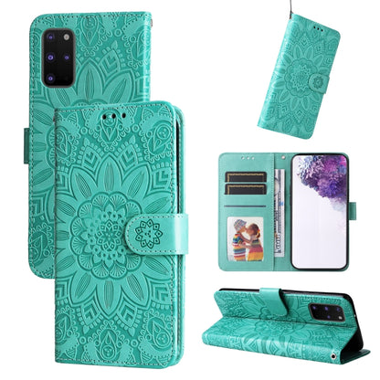 Embossed Sunflower Leather Phone Case, For Samsung Galaxy S22 5G, For Samsung Galaxy S22+ 5G, For Samsung Galaxy S22 Ultra 5G, For Samsung Galaxy S21 5G, For Samsung Galaxy S21+ 5G, For Samsung Galaxy S21 Ultra 5G, For Samsung Galaxy S21 FE 5G         ...