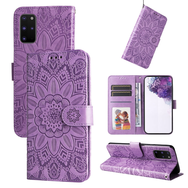 Embossed Sunflower Leather Phone Case, For Samsung Galaxy S22 5G, For Samsung Galaxy S22+ 5G, For Samsung Galaxy S22 Ultra 5G, For Samsung Galaxy S21 5G, For Samsung Galaxy S21+ 5G, For Samsung Galaxy S21 Ultra 5G, For Samsung Galaxy S21 FE 5G         ...