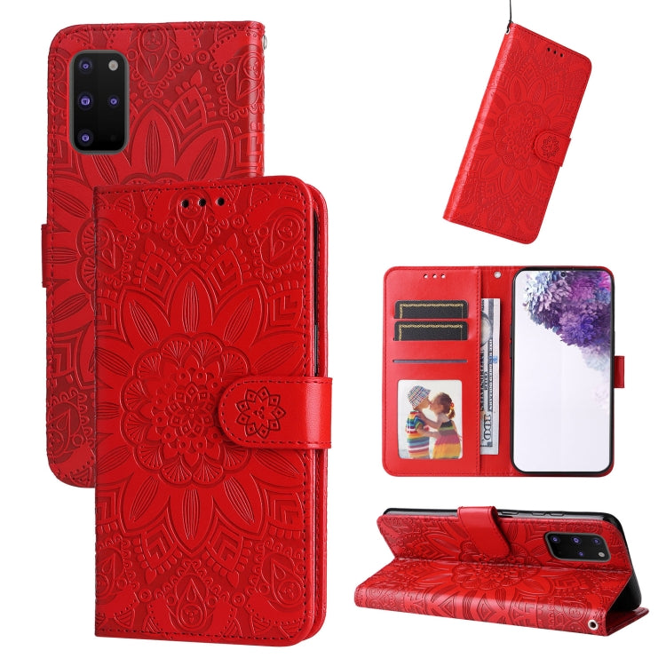 Embossed Sunflower Leather Phone Case, For Samsung Galaxy S22 5G, For Samsung Galaxy S22+ 5G, For Samsung Galaxy S22 Ultra 5G, For Samsung Galaxy S21 5G, For Samsung Galaxy S21+ 5G, For Samsung Galaxy S21 Ultra 5G, For Samsung Galaxy S21 FE 5G         ...