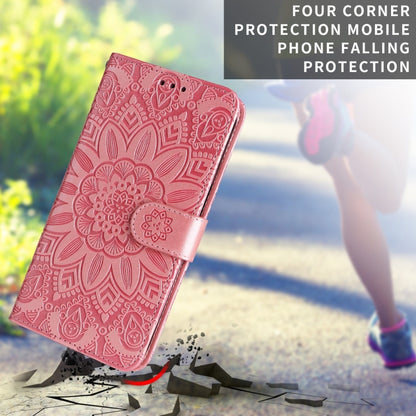 Embossed Sunflower Leather Phone Case, For Samsung Galaxy S20 Ultra, For Samsung Galaxy S20 FE / S20 FE 5G, For Samsung Galaxy S10, For Samsung Galaxy S10+, For Samsung Galaxy S10e, For Samsung Galaxy A03 EU 166mm, For Samsung Galaxy A03 Global 164mm  ...