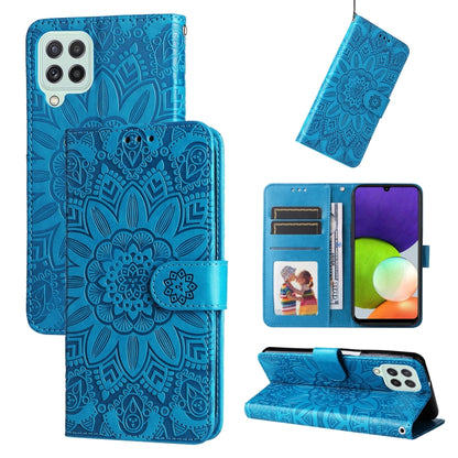 Embossed Sunflower Leather Phone Case, For Samsung Galaxy A13 4G, For Samsung Galaxy A13 5G, For Samsung Galaxy A22 4G / M22 / M32 4G Global, For Samsung Galaxy A22 5G, For Samsung Galaxy A23 4G/5G / M23 5G / F23 5G, For Samsung Galaxy A32 4G          ...