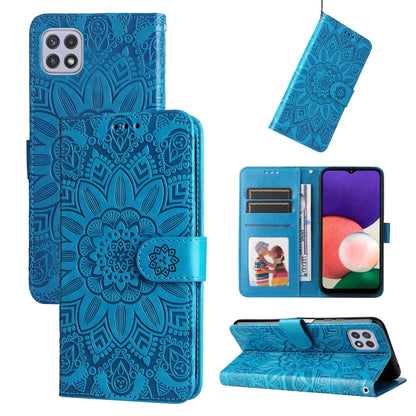 Embossed Sunflower Leather Phone Case, For Samsung Galaxy A13 4G, For Samsung Galaxy A13 5G, For Samsung Galaxy A22 4G / M22 / M32 4G Global, For Samsung Galaxy A22 5G, For Samsung Galaxy A23 4G/5G / M23 5G / F23 5G, For Samsung Galaxy A32 4G          ...