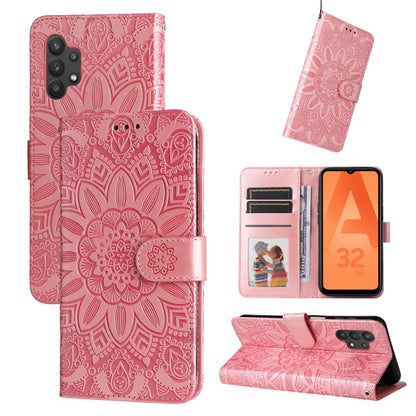 Embossed Sunflower Leather Phone Case, For Samsung Galaxy A13 4G, For Samsung Galaxy A13 5G, For Samsung Galaxy A22 4G / M22 / M32 4G Global, For Samsung Galaxy A22 5G, For Samsung Galaxy A23 4G/5G / M23 5G / F23 5G, For Samsung Galaxy A32 4G          ...