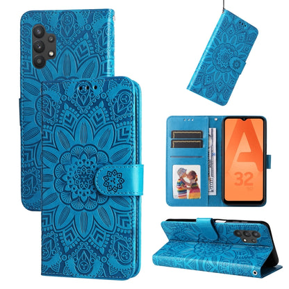 Embossed Sunflower Leather Phone Case, For Samsung Galaxy A13 4G, For Samsung Galaxy A13 5G, For Samsung Galaxy A22 4G / M22 / M32 4G Global, For Samsung Galaxy A22 5G, For Samsung Galaxy A23 4G/5G / M23 5G / F23 5G, For Samsung Galaxy A32 4G          ...