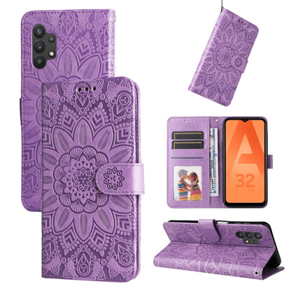 Embossed Sunflower Leather Phone Case, For Samsung Galaxy A13 4G, For Samsung Galaxy A13 5G, For Samsung Galaxy A22 4G / M22 / M32 4G Global, For Samsung Galaxy A22 5G, For Samsung Galaxy A23 4G/5G / M23 5G / F23 5G, For Samsung Galaxy A32 4G          ...