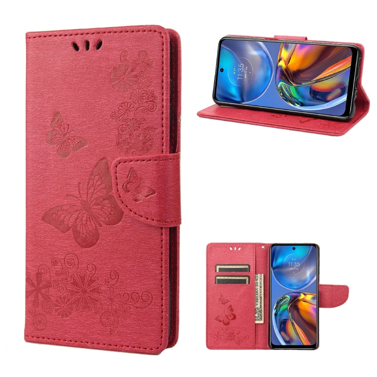 Butterflies Embossing Horizontal Flip Leather Phone Case, For Motorola Moto E32, For Samsung Galaxy A03, For Samsung Galaxy Xcover6 Pro