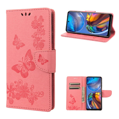 Butterflies Embossing Horizontal Flip Leather Phone Case, For Motorola Moto E32, For Samsung Galaxy A03, For Samsung Galaxy Xcover6 Pro