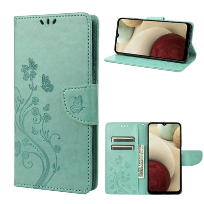 Butterfly Flower Pattern Horizontal Flip Leather Phone Case with Card Slot & Holder, For Motorola Moto E32, For Samsung Galaxy A03, For Samsung Galaxy Xcover6 Pro
