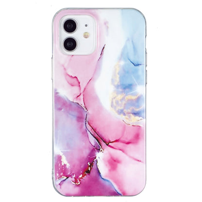 IMD Marble Pattern TPU Phone Case, For iPhone 13 mini, For iPhone 13, For iPhone 13 Pro, For iPhone 13 Pro Max, For iPhone 12 mini, For iPhone 12 / 12 Pro, For iPhone 12 Pro Max, For iPhone 11