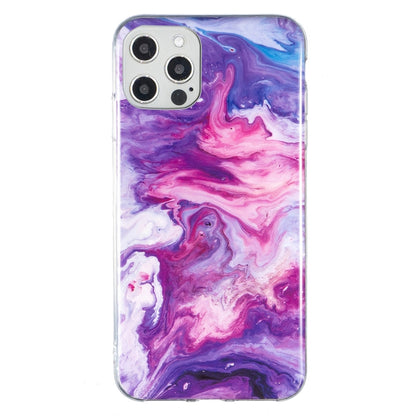 IMD Marble Pattern TPU Phone Case, For iPhone 13 mini, For iPhone 13, For iPhone 13 Pro, For iPhone 13 Pro Max, For iPhone 12 mini, For iPhone 12 / 12 Pro, For iPhone 12 Pro Max, For iPhone 11