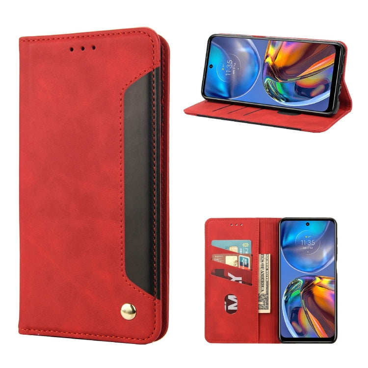 Skin Feel Splicing Leather Phone Case, For Motorola Moto E32, For Samsung Galaxy A03, For Samsung Galaxy Xcover6 Pro