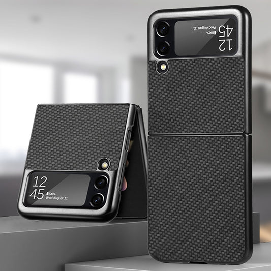 Cross Pattern Slim PC Protective Phone Case, For Samsung Galaxy Z Flip4 5G