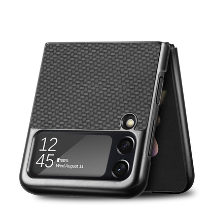 Cross Pattern Slim PC Protective Phone Case, For Samsung Galaxy Z Flip4 5G