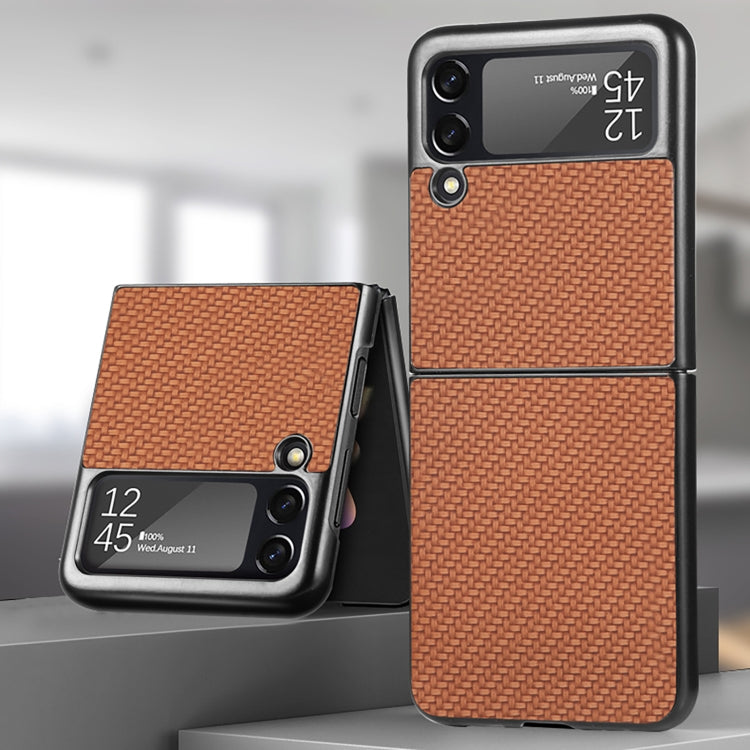 Cross Pattern Slim PC Protective Phone Case, For Samsung Galaxy Z Flip4 5G