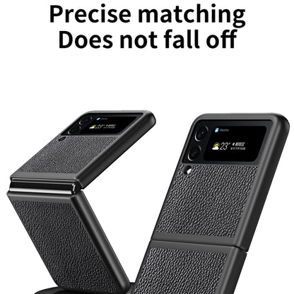Litchi Texture All Inclusive Shockproof Protective Phone Case, For Samsung Galaxy Z Flip4