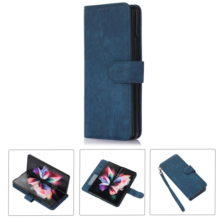Horizontal Flip Leather Phone Case with Pen Slot, For Samsung Galaxy Z Fold4, For Samsung Galaxy Z Fold3 5G