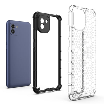 Honeycomb PC + TPU Phone Case, For Samsung Galaxy A03 EU Version