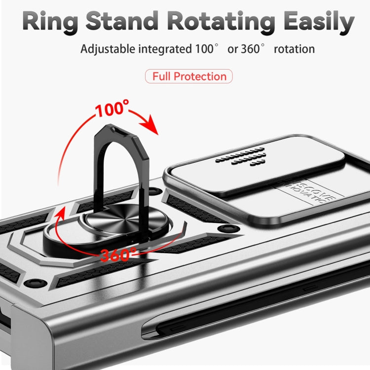 Sliding Camshield Holder Phone Case, For Samsung Galaxy Z Fold4