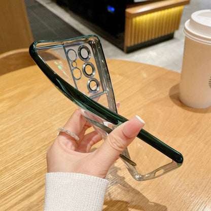 Electroplated Frame MagSafe Magnetic Phone Case, For Samsung Galaxy S22 5G, For Samsung Galaxy S22+ 5G, For Samsung Galaxy S22 Ultra 5G, For Samsung Galaxy S21 Ultra 5G, For Samsung Galaxy S21+ 5G, For Samsung Galaxy S21 5G