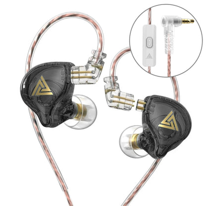 QKZ AK6 PLUS HiFi Bass Detachable Audio Cable Dynamic Heavy Bass Wired Earphone, with Mic, without Mic
