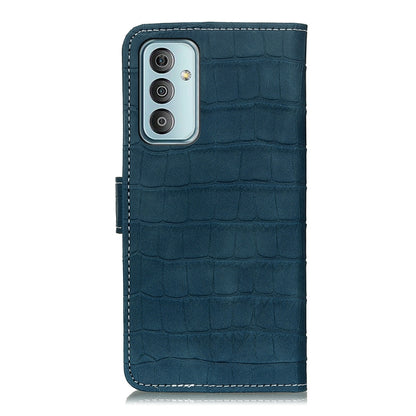 Magnetic Crocodile Texture Horizontal Flip Leather Case with Holder & Card Slots & Wallet, For Samsung Galaxy M13 4G