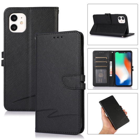 Cross Texture Horizontal Flip Leather Phone Case, For iPhone SE 2022 / SE 2020 / 8 / 7, For iPhone X/XS, For iPhone XR, For iPhone XS Max, For iPhone 11, For iPhone 11 Pro, For iPhone 11 Pro Max, For iPhone 12 mini, For iPhone 12, For iPhone 12 Pro    ...