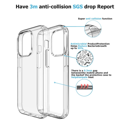 Crystal Clear Phone Case, For iPhone 14 Pro Max, For iPhone 14 Pro, For iPhone 14, For iPhone 14 Plus