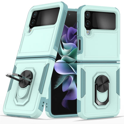 PC + TPU Phone Case with Ring Holder, For Samsung Galaxy Z Flip4
