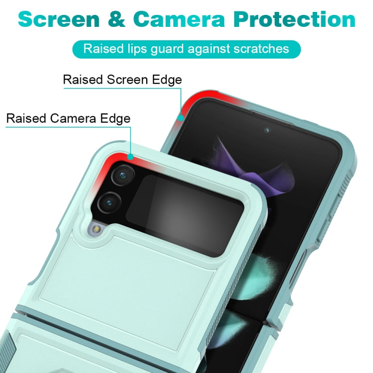 PC + TPU Phone Case with Ring Holder, For Samsung Galaxy Z Flip4
