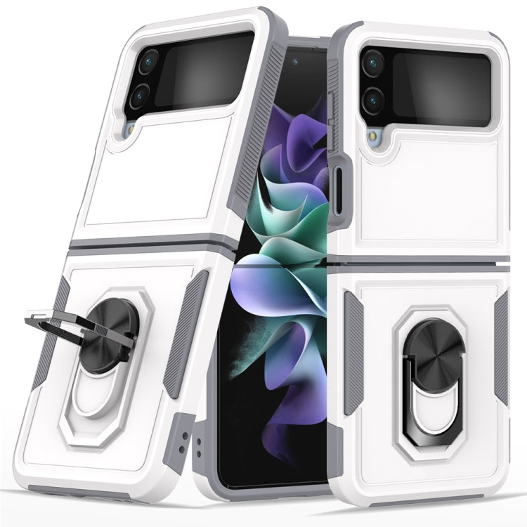 PC + TPU Phone Case with Ring Holder, For Samsung Galaxy Z Flip4