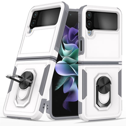 PC + TPU Phone Case with Ring Holder, For Samsung Galaxy Z Flip4