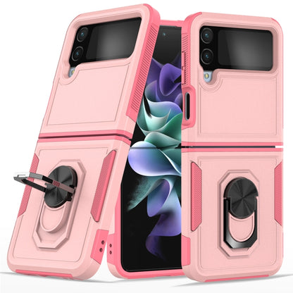PC + TPU Phone Case with Ring Holder, For Samsung Galaxy Z Flip4
