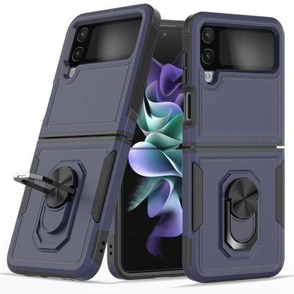 PC + TPU Phone Case with Ring Holder, For Samsung Galaxy Z Flip4