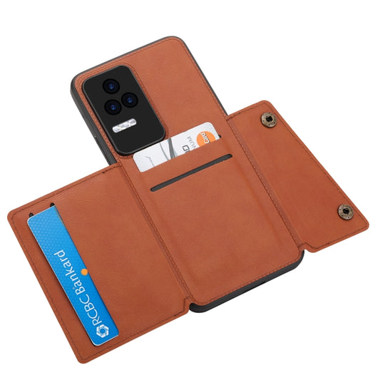 Double Buckle Card Slots Magnetic Phone Case, For Xiaomi Redmi K50 Pro, For Xiaomi Redmi K50 Gaming, For Xiaomi Redmi Note 11T Pro, For Honor 70, For Honor 70 Pro, For Samsung Galaxy A03 Core